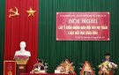 Sáng ngày 22/2/2023 UBND, UBMTTQ thị trấn Thọ Xuân tổ chức hội nghị lấy ý kiến Nhân dân đối với dự thảo luật đất đai (sửa đổi