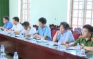 ĐOÀN KIỂM TRA HUYỆN THỌ XUÂN: LÀM VIỆC VỚI THỊ TRẤN THỌ XUÂN VỀ 1 SỐ VI PHẠM LIÊN QUAN ĐẾN XÂY DỰNG TRÁI PHÉP TRÊN ĐẤT NÔNG NGHIỆP VÀ ĐÊ ĐIỀU