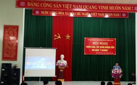 Thị trấn Thọ Xuân đẩy mạnh tiến độ cài đặt chữ ký số cá nhân cho người dân