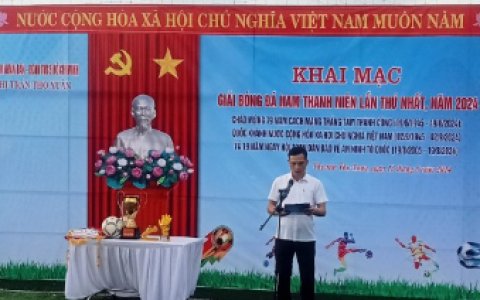 THỊ TRẤN THỌ XUÂN: LỄ KHAI MẠC GIẢI BÓNG ĐÁ NAM THANH NIÊN NĂM 2024 C